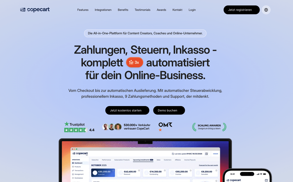 Affiliate-Programme finden: So findest du passende Angebote 5 Copecart - Affiliate Partnerprogramm