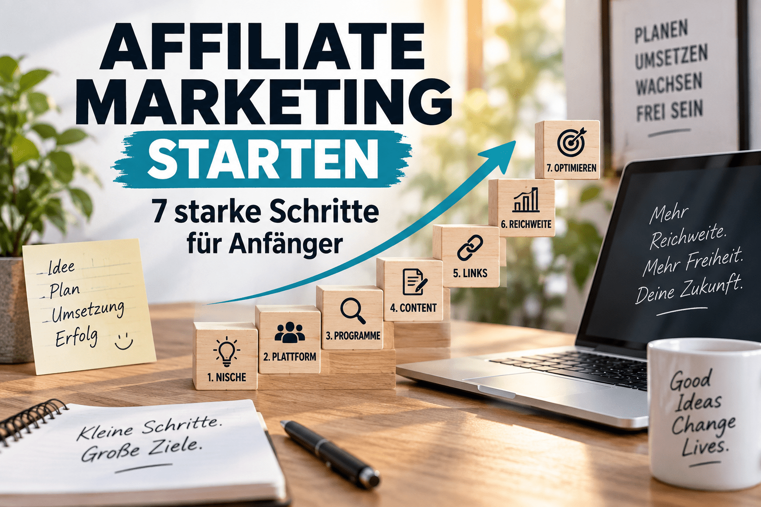 Affiliate Marketing starten: 7 einfache Schritte für Anfänger